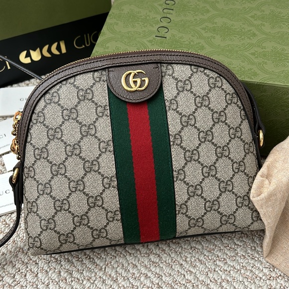Authentic Gucci Crossbody Dome Ophidia Small Shoulder Bag - Picture 2 of 8